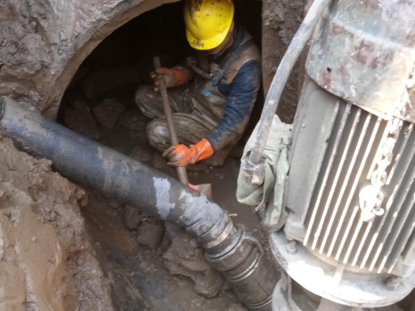 南区街道管道清淤